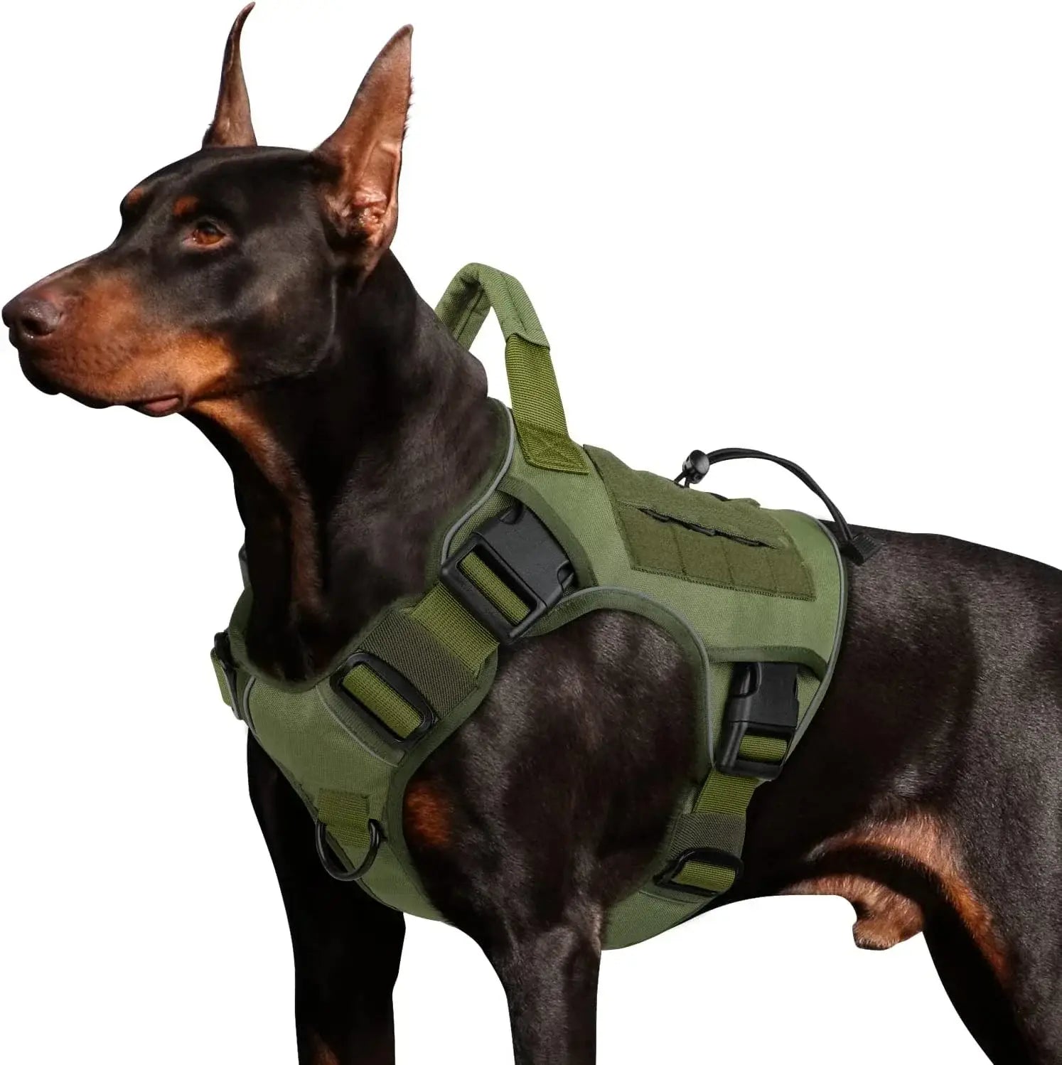 Gilet harnais ajustable et rembourré - france / S / army green