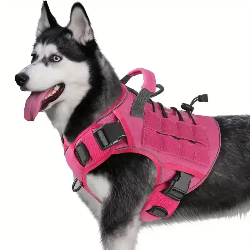 Gilet harnais ajustable et rembourré - france / S / Rose Red