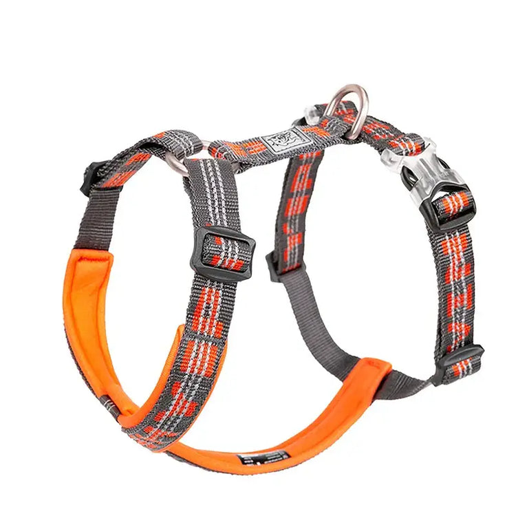 Gilet harnais pour animaux de compagnie - ORANGE Reflective / chest-60-80CM / China Mainland