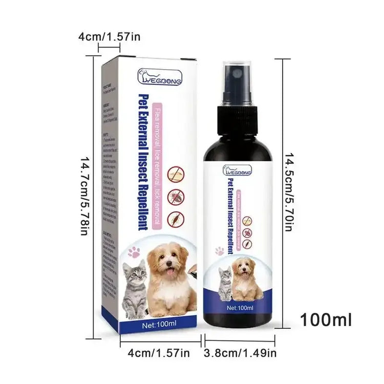Gouttes anti-puces pour animaux de compagnie