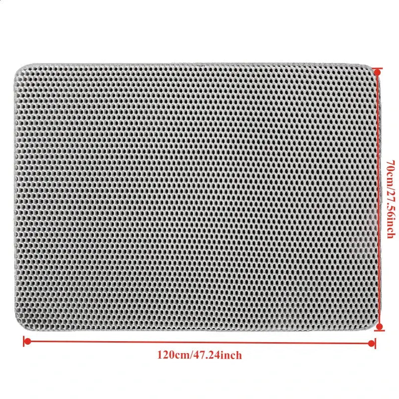 Grand tapis de litière pour chat - grey / 70x120cm