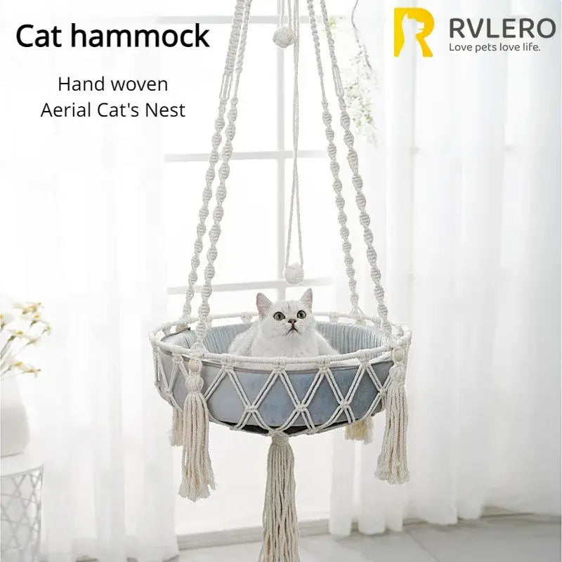 Hamac Chat Hiver Doux | Lit Suspendu Confort – PawFrance