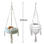 Hamac Chat Hiver Doux | Lit Suspendu Confort – PawFrance