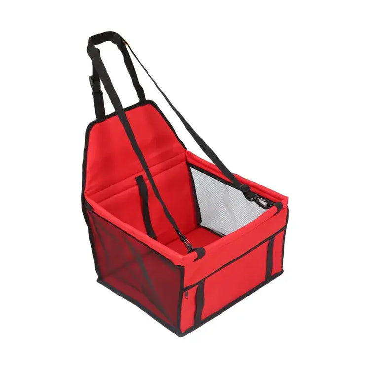 Hamac pliable pour chien en voiture - Red