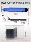 Hand Trimming Knife Deburring Scraper NB1100 Chamfer Trimming Removal Aluminum Alloy Plastic Waste Edge Tool Handle