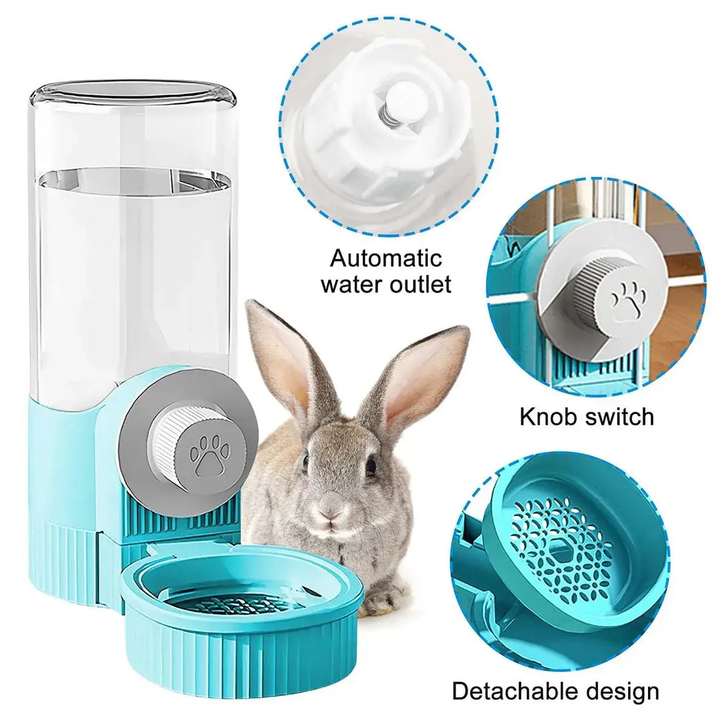 Hanging Automatic Pet Food Feeder/Water Dispenser Gravity Cat Auto Feeder Waterer Set Pet Feeding Product For Puppy