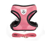 Cat Dog Harness with Lead Leash Adjustable Vest Polyester Mesh Breathable Harnesses Reflective sti for Small Dog Cat