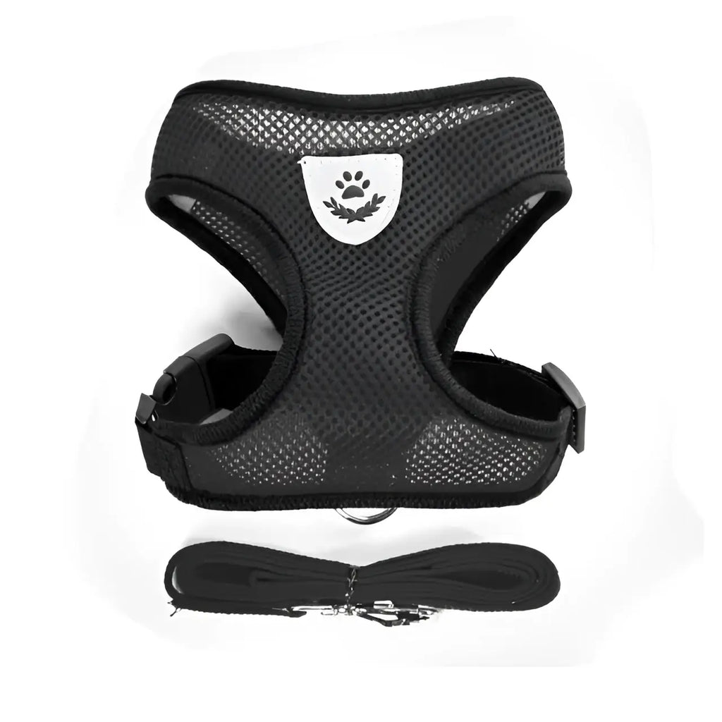 Cat Dog Harness with Lead Leash Adjustable Vest Polyester Mesh Breathable Harnesses Reflective sti for Small Dog Cat