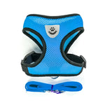 Cat Dog Harness with Lead Leash Adjustable Vest Polyester Mesh Breathable Harnesses Reflective sti for Small Dog Cat
