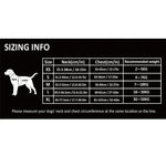 Harnais anti-explosion pour chien