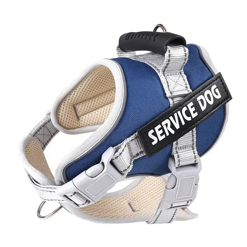 Harnais chien personnalisé - Navy blue / About 40-70kg dogs