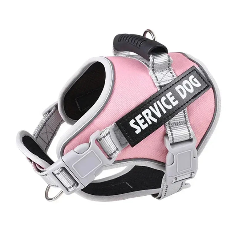 Harnais chien personnalisé - Pink / About 28-40kg dogs