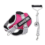 Harnais chien personnalisé - Rose red set / About 40-70kg dogs