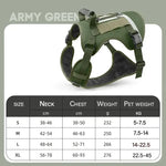 Harnais de poitrine pour grands chiens - army green / S (5-7.5kg) / GERMANY