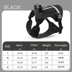 Harnais de poitrine pour grands chiens - black / XL (22.5-45kg) / spain