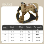 Harnais de poitrine pour grands chiens - Khaki / M (7.5-14kg) / france