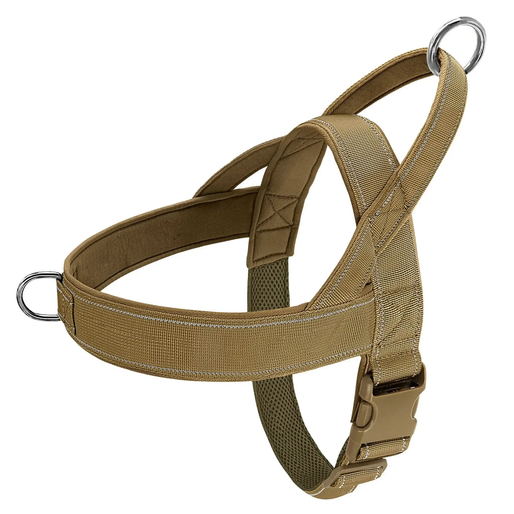 Harnais durable en nylon pour chien - spain / M / khaki
