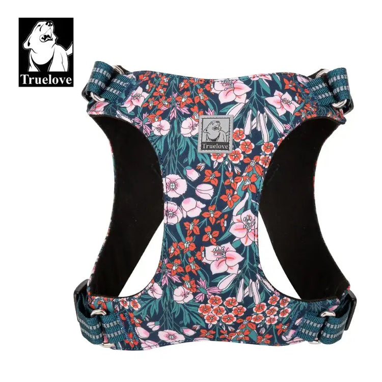 Harnais fleuri pour chien