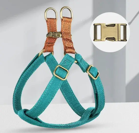Harnais pour chien en nylon - Blue / M / spain
