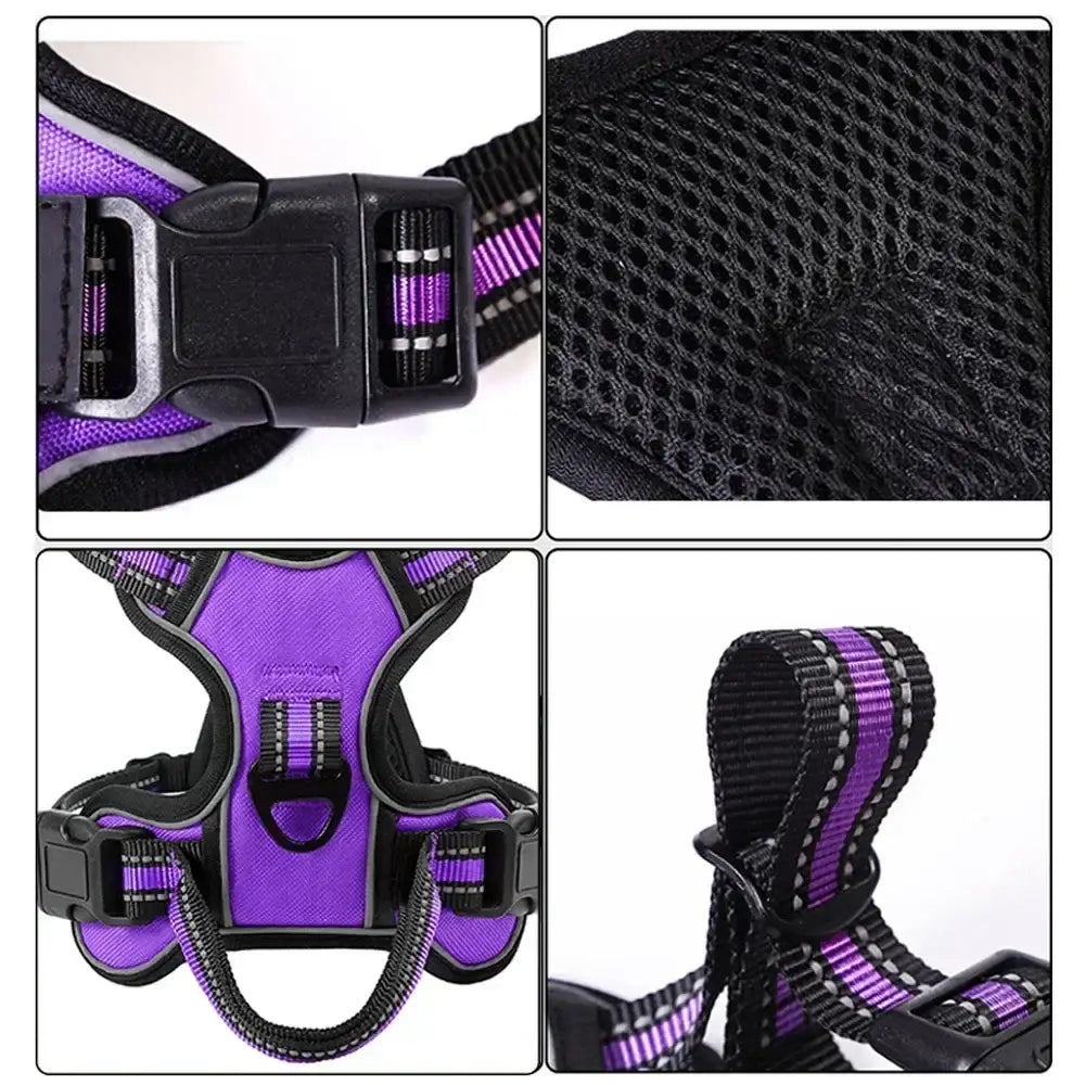 Harnais pour chien en nylon réglable