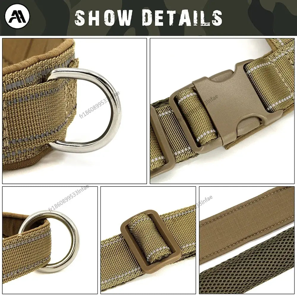 Harnais pour chien en nylon résistant avec harnais pour chien.