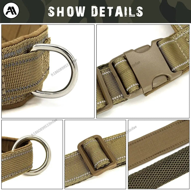 Harnais pour chien en nylon résistant avec harnais pour chien.