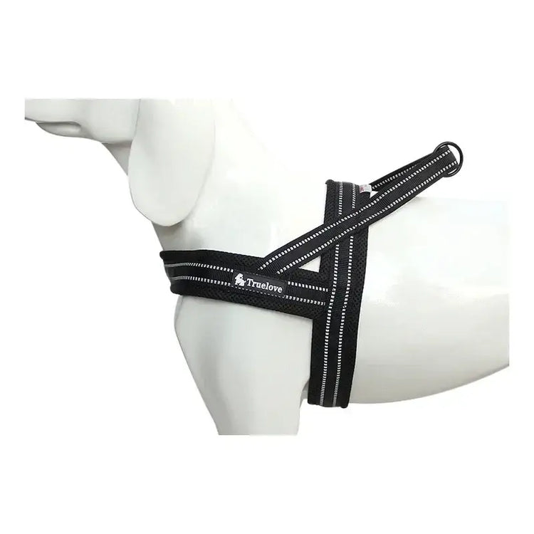 Harnais pour chien en nylon souple avec support pour chien.
