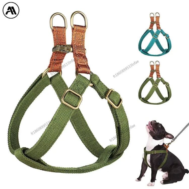 Harnais pour chien en nylon - WHITE / M / spain