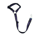 Harnais pour chien réglable de couleur unie - Purple / korea