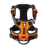 Harnais pour chien rembourré en nylon - Orange / S / China Mainland