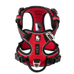Harnais pour chien rembourré en nylon - Red / XL / China Mainland
