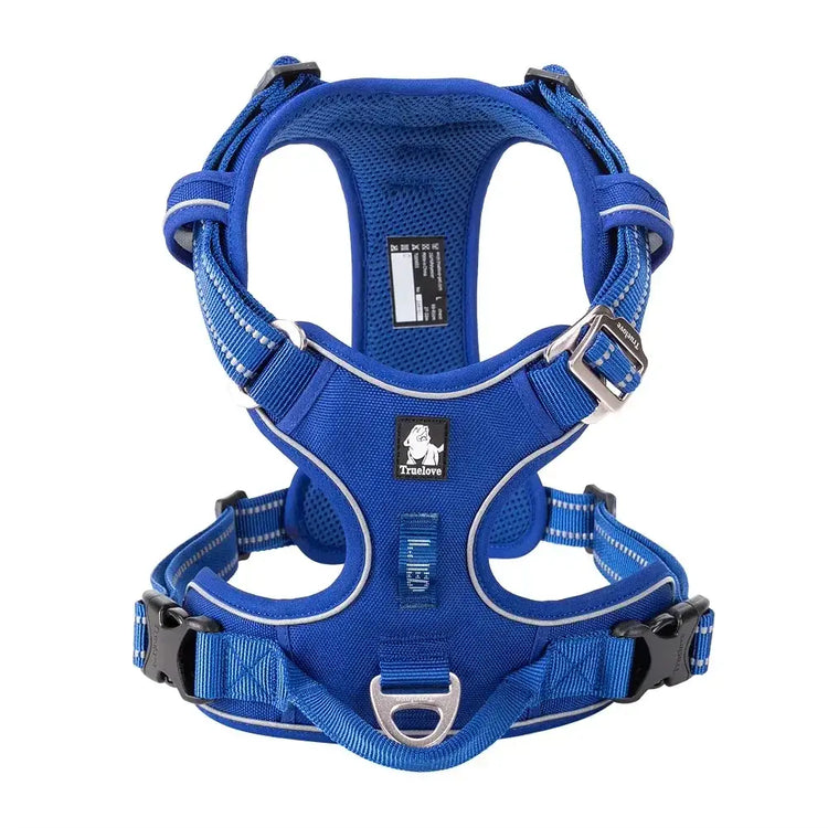 Harnais pour chien rembourré en nylon - Royal Blue / XL / China Mainland