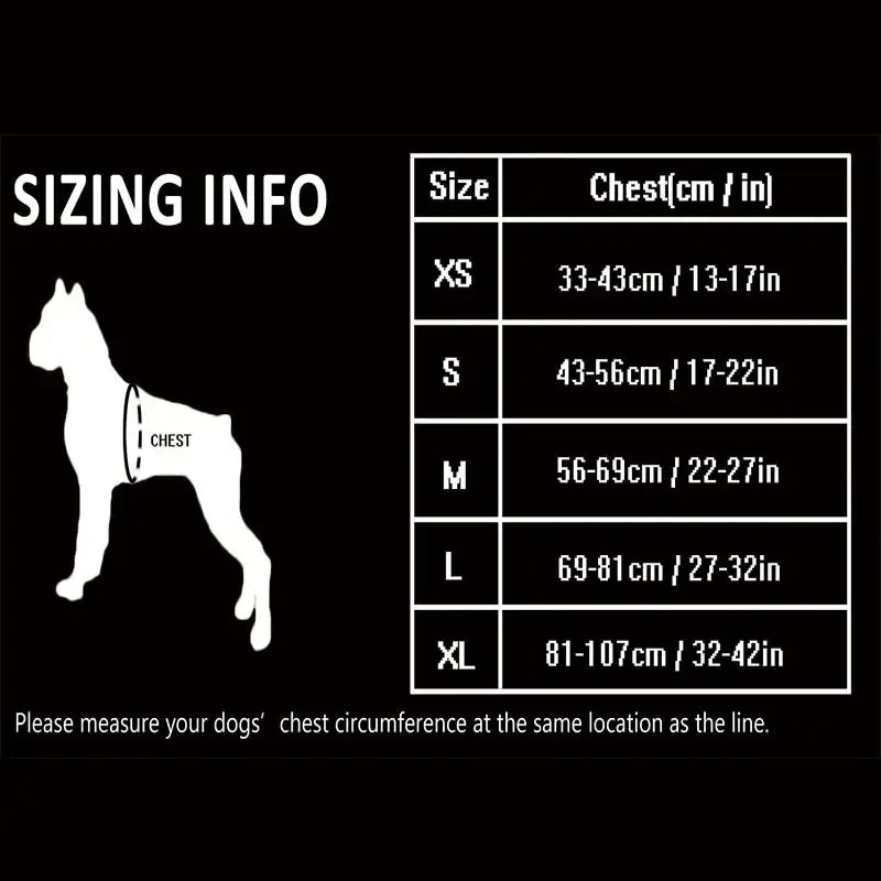Harnais pour chien rembourré en nylon