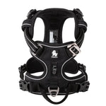 Harnais réfléchissant anti-traction pour chien - BLACK / XS / China Mainland