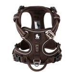 Harnais réfléchissant anti-traction pour chien - BROWN / S / China Mainland
