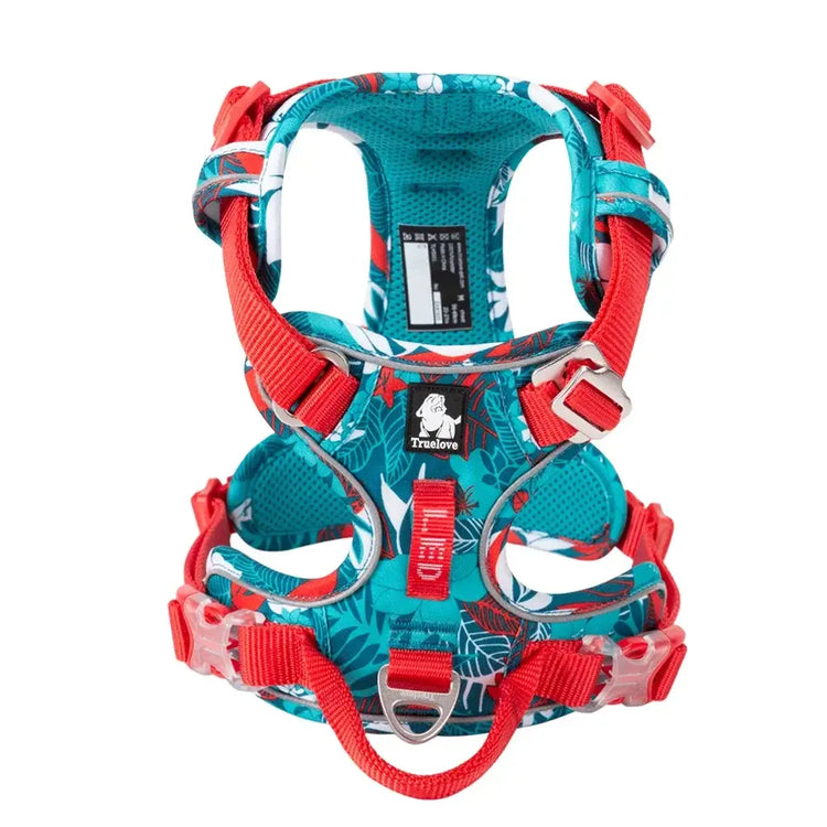 Harnais réfléchissant anti-traction pour chien - CAMOUFLAGE BLUE / S / China Mainland