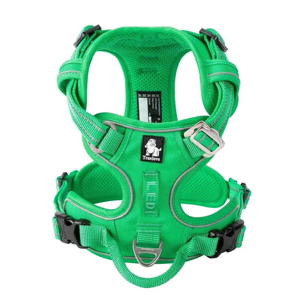 Harnais réfléchissant anti-traction pour chien - GRASSGREEN / XS / China Mainland