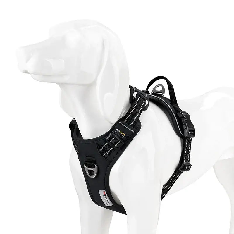 Harnais réfléchissant anti-traction pour chien