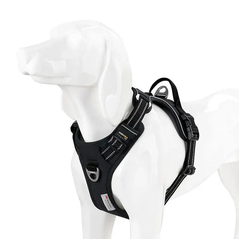 Harnais réfléchissant anti-traction pour chien