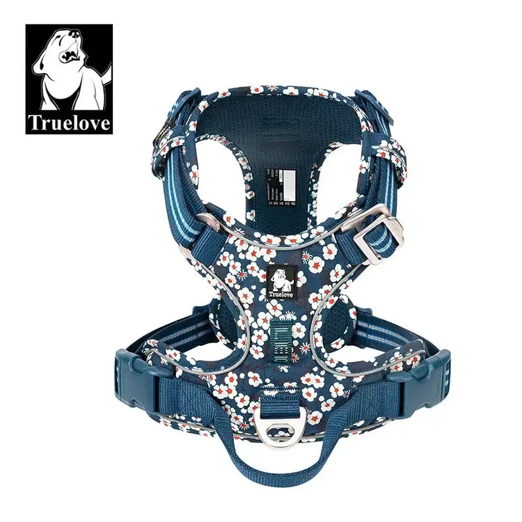 Harnais réfléchissant anti-traction pour chien - SAXONY BLUE / XL / China Mainland