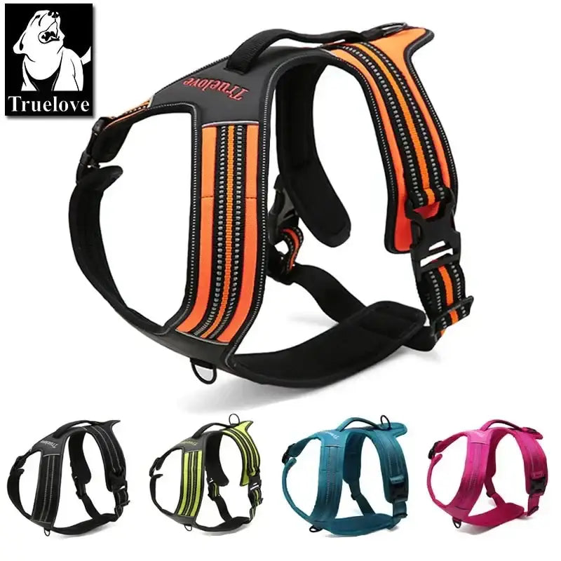 Harnais réfléchissant en nylon pour chien