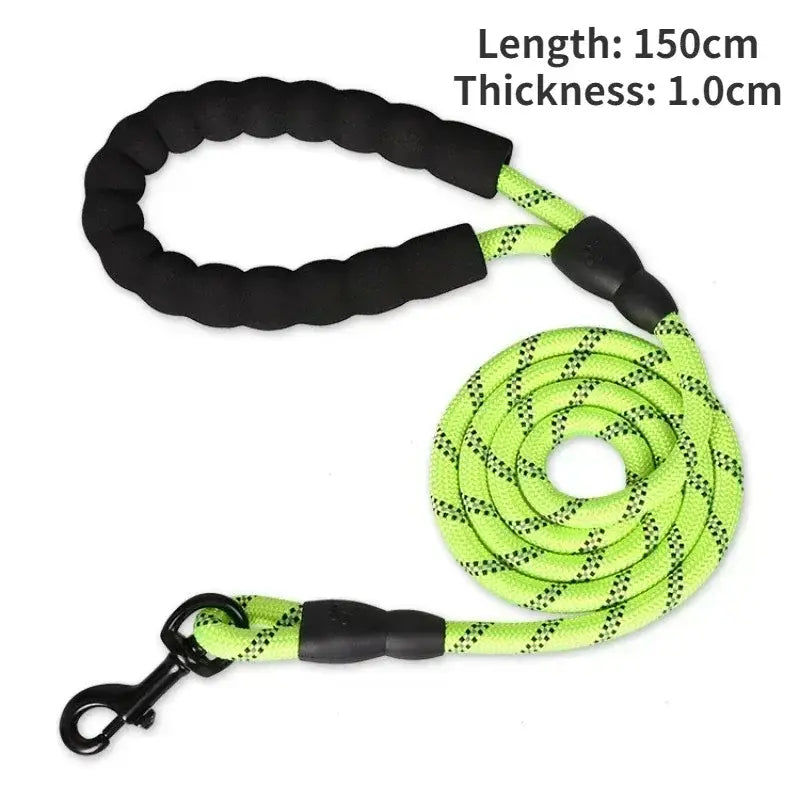 Harnais réfléchissant et respirant pour animaux de compagnie - Leash -green / L