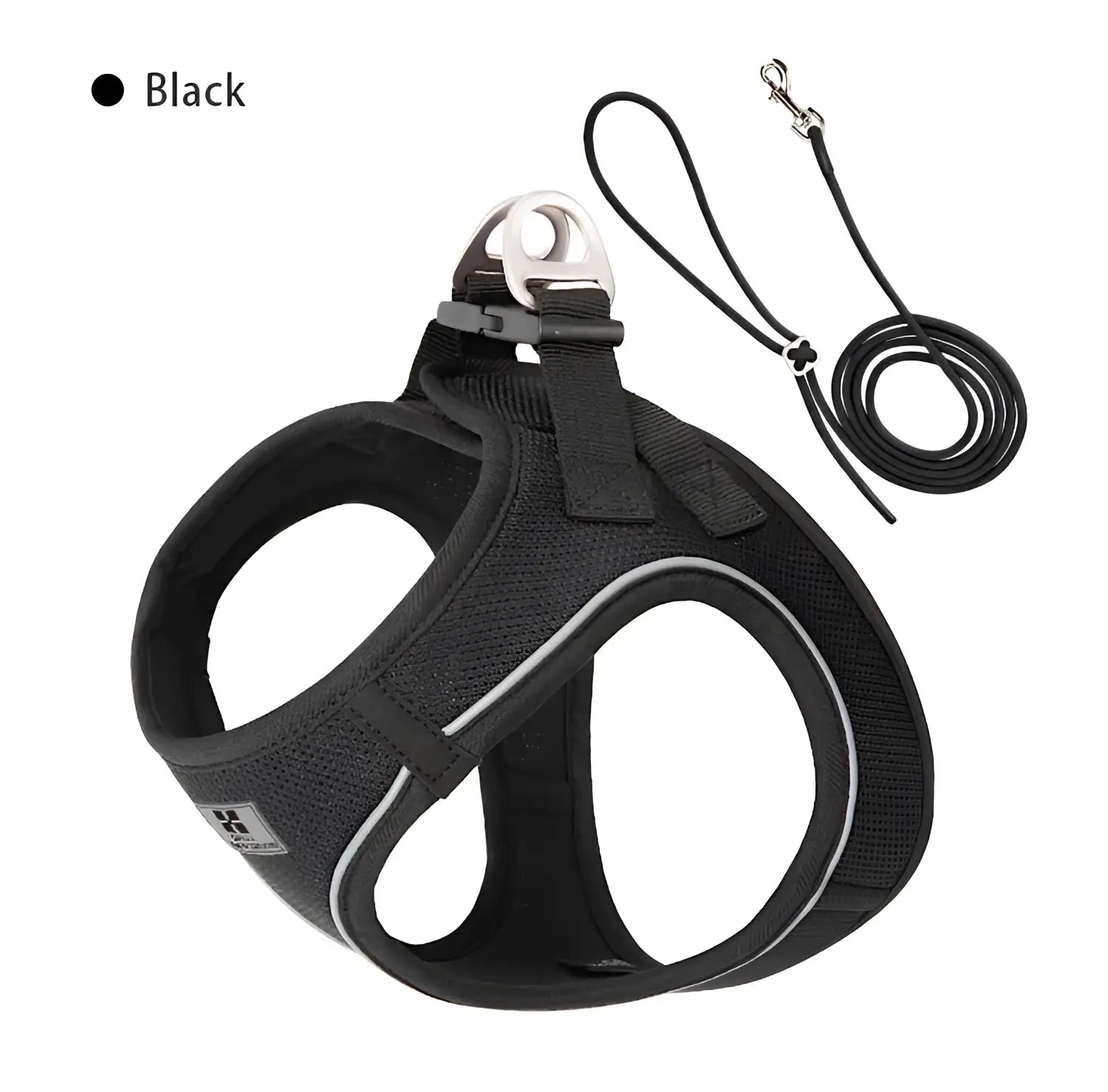 Harnais réfléchissant réglable pour chien - black / M