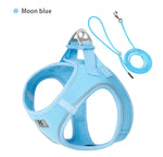 Harnais réfléchissant réglable pour chien - Moon Blue / XXXS