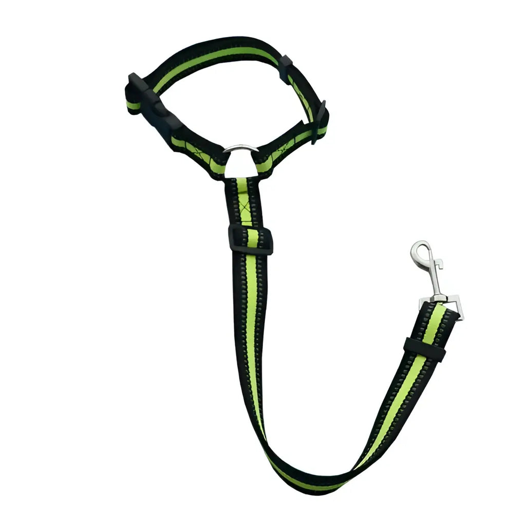 Harnais pour chien réglable de couleur unie - Green / Poland