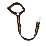 Harnais pour chien réglable de couleur unie - Orange / korea