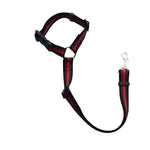 Harnais pour chien réglable de couleur unie - Red / korea