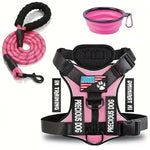 Harnais souple Oxford pour animaux de compagnie - Pink / XS（old）