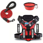 Harnais souple Oxford pour animaux de compagnie - Red / S