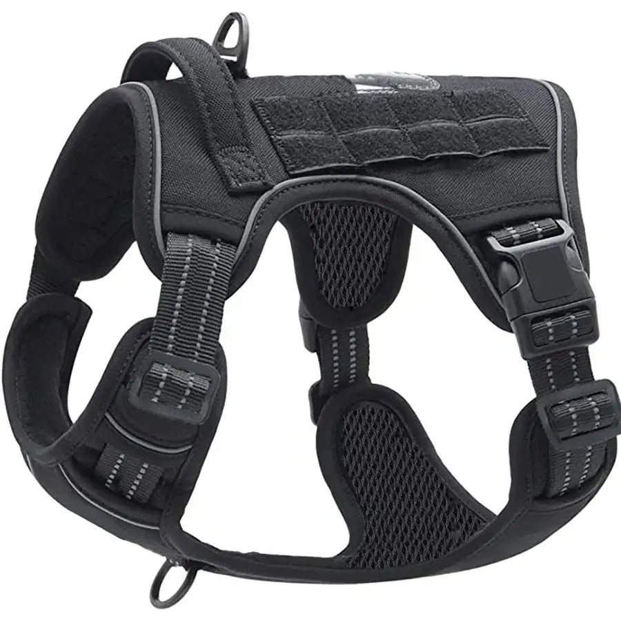 Harnais tactique confortable pour chien - black / XL